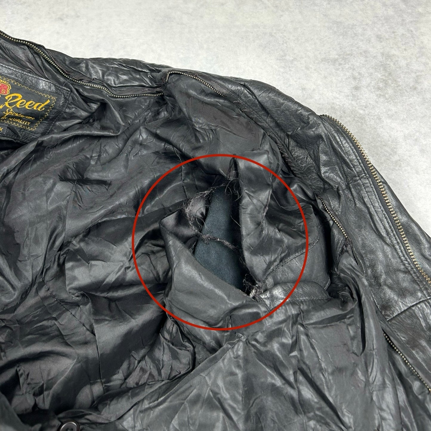 Vintage Lederjacke Reed Sportswear (L)