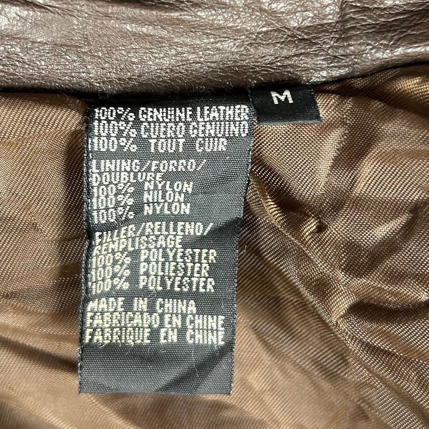 Vintage Ledermantel (L)