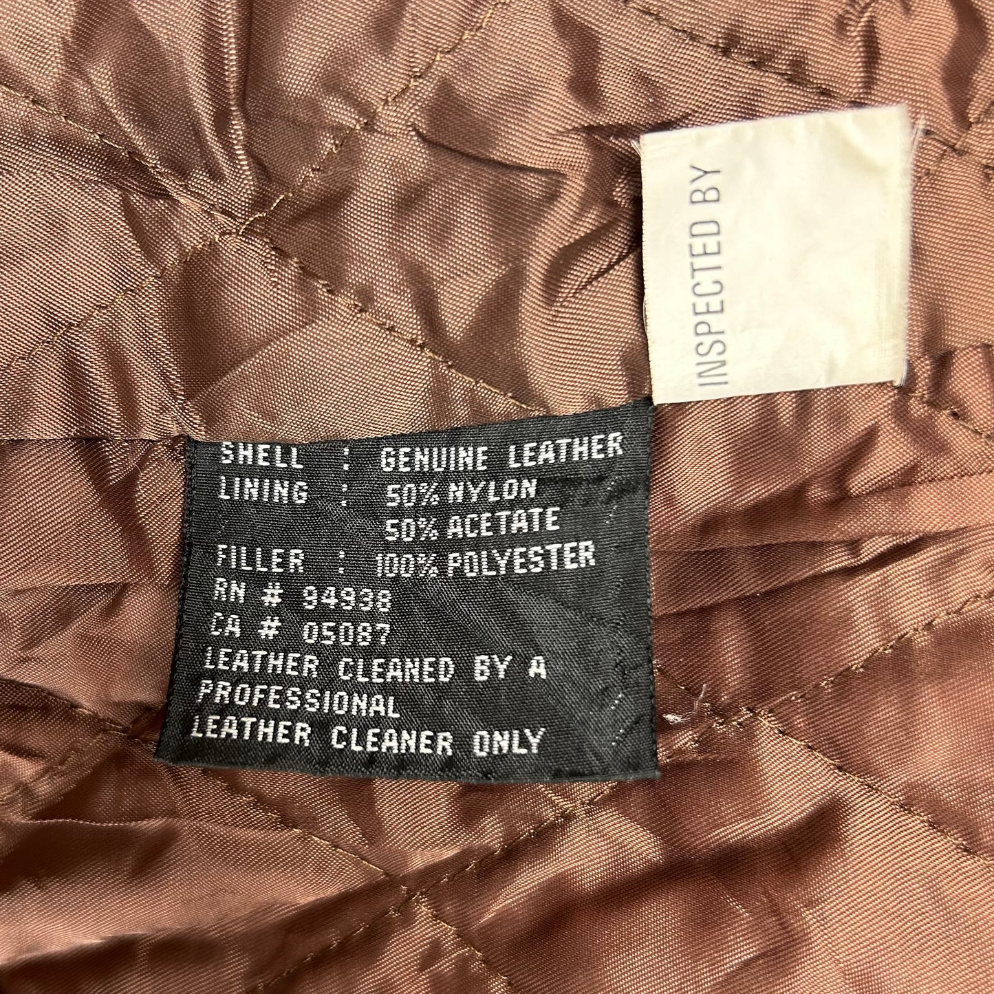 Kenneth Cole Lederjacke / Mantel (XL)